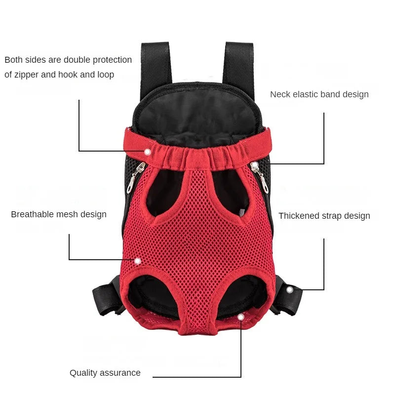 🎒 PawBloom™ Breathable Pet Carrier Backpack