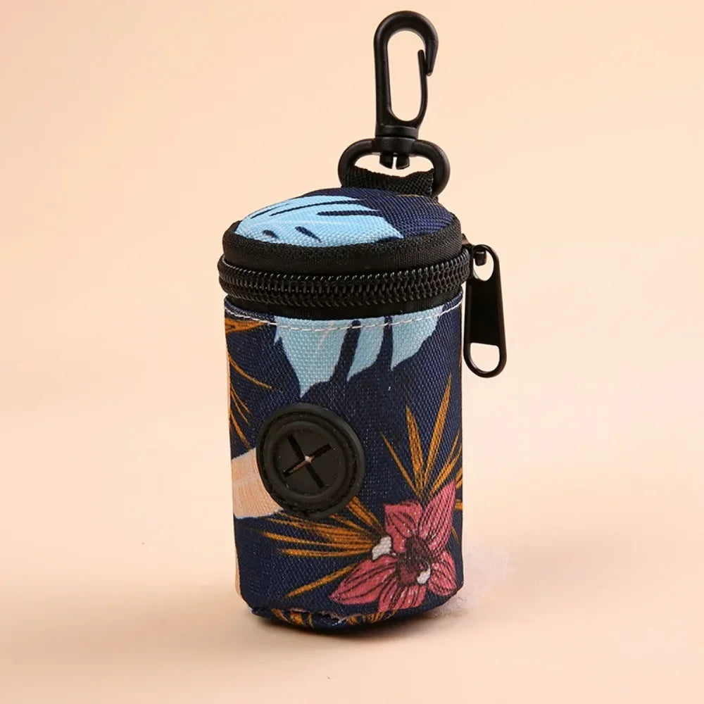 🌸 PawBloom™ Hangable Zipper Poop Bag Dispenser