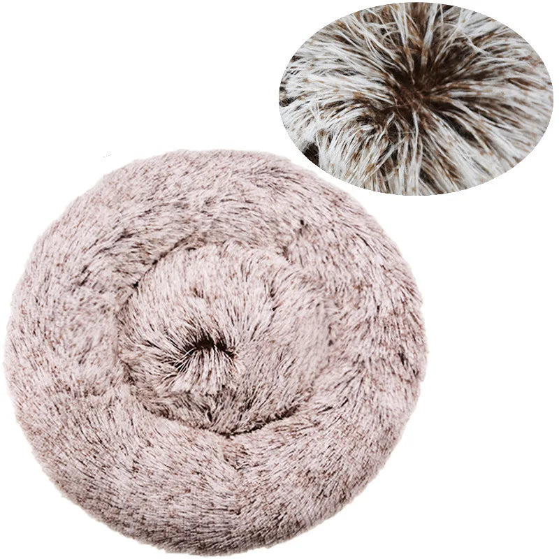 🐾 Pawline™ Calming Plush Pet Bed