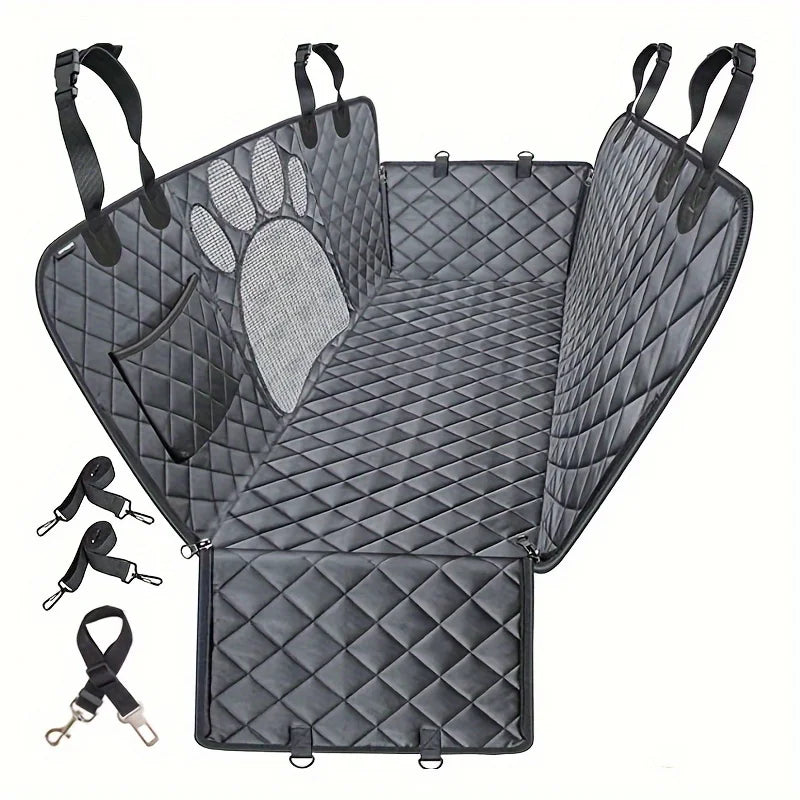 🚗 PawBloom™ Heavy-Duty Dog Car Seat Cover