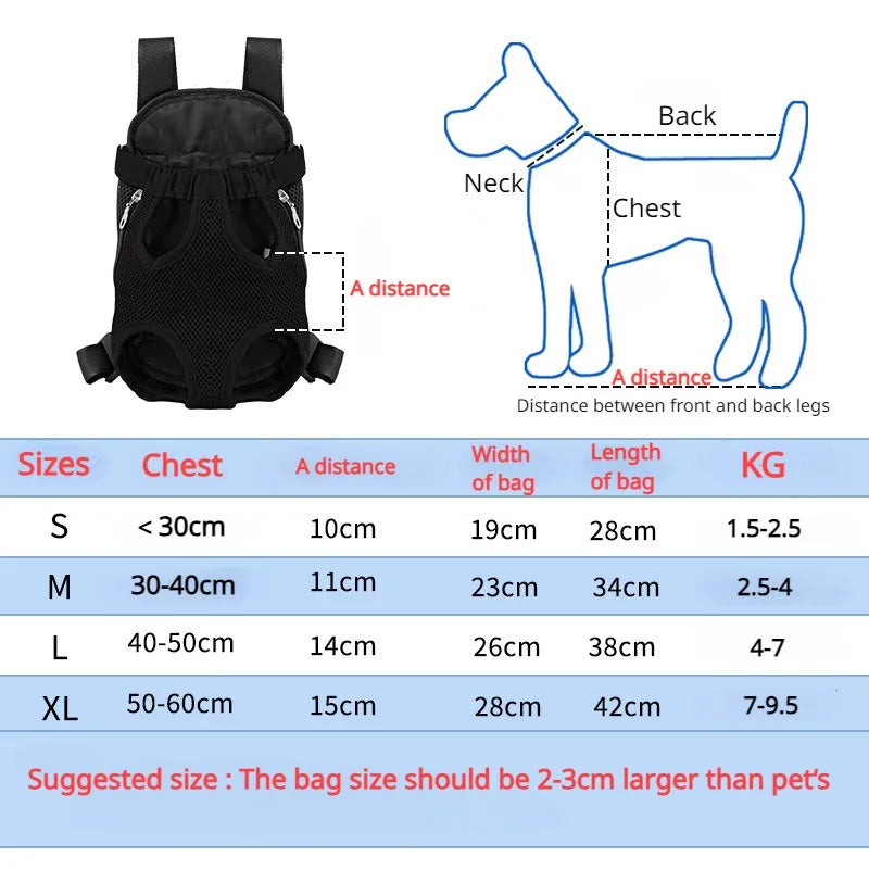 🎒 PawBloom™ Breathable Pet Carrier Backpack
