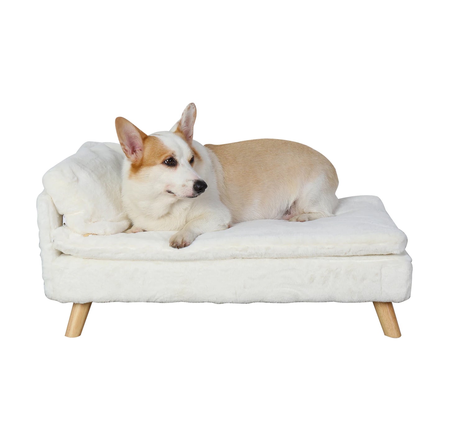 🛋️ PawBloom™ Nordic Elevated Pet Sofa Bed