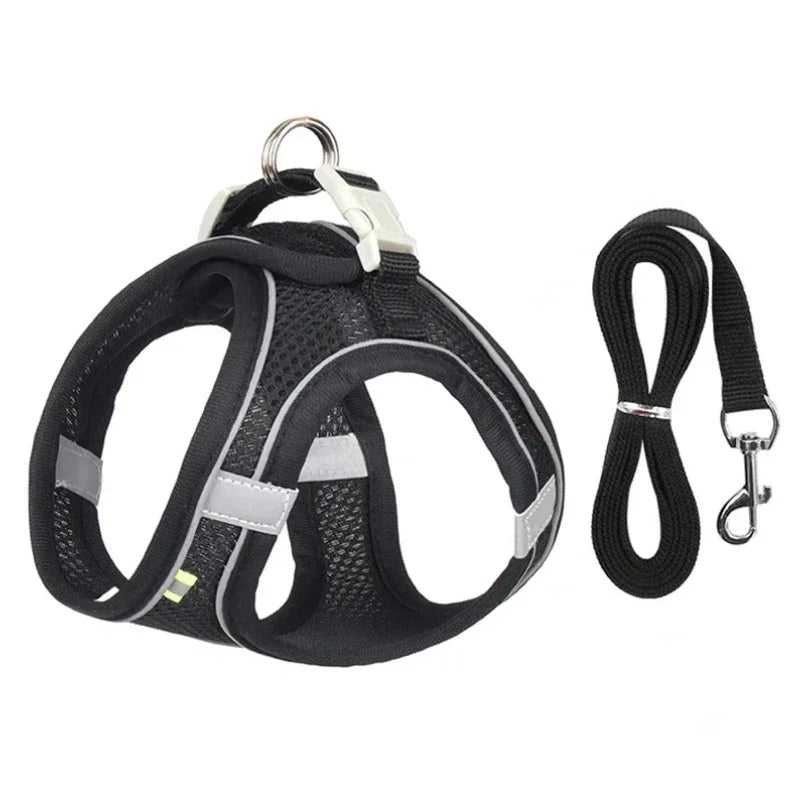 🐾 PawBloom™ AirFit Reflective Harness
