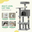 🐱🌿 PawBloom™ 44” Multi-Level Cat Tree Tower