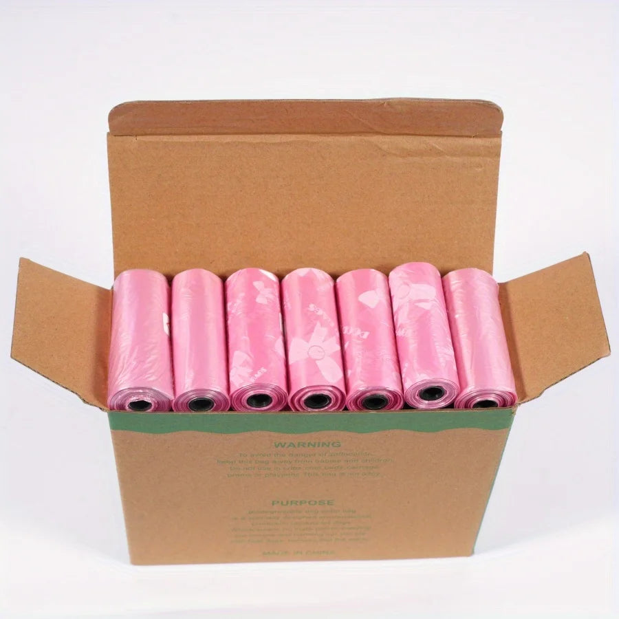 💗💜 PawBloom™ Designer Waste Bags (120-Count)
