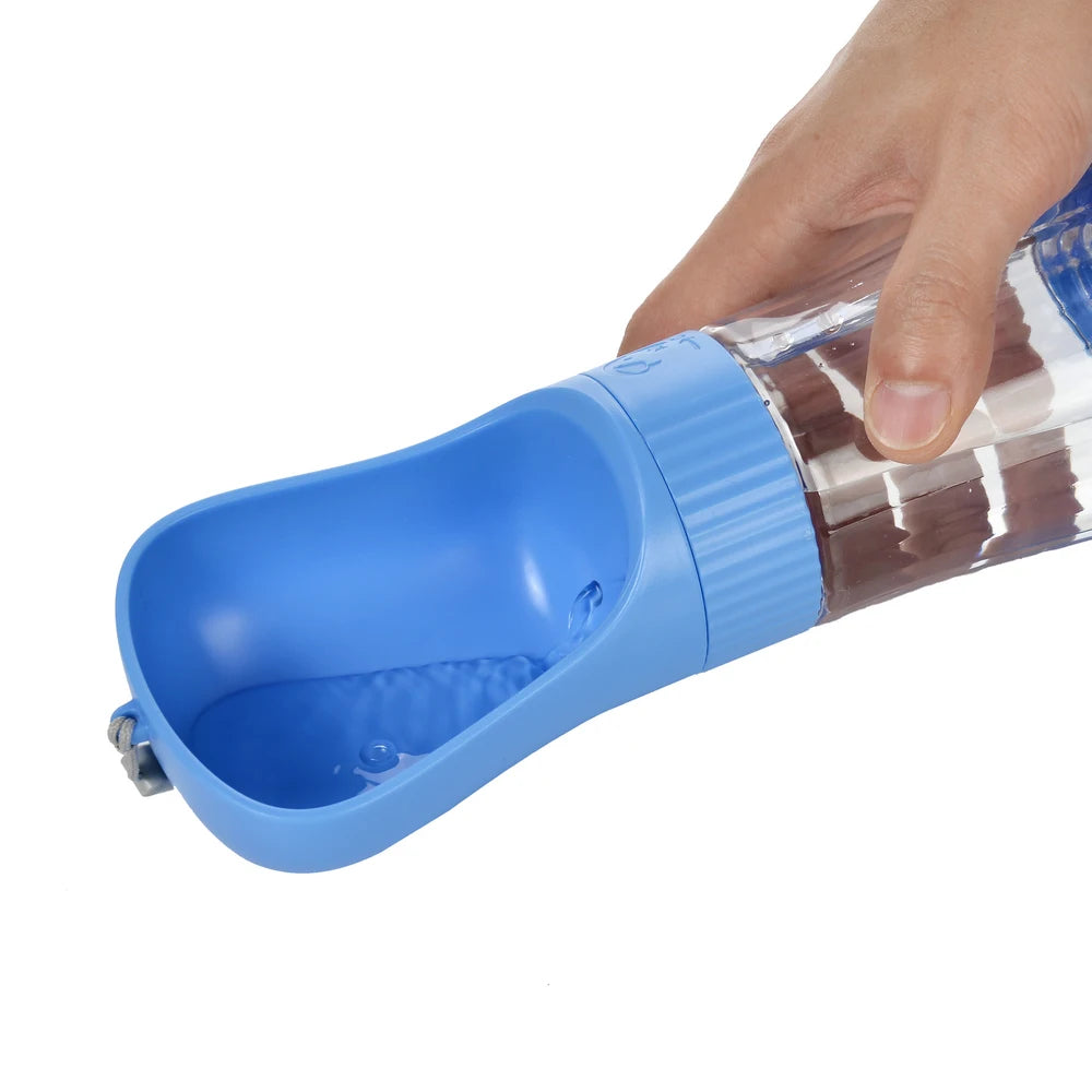 🚶‍♂️🐾 PawBloom™ 2-in-1 Travel Water Bottle & Feeder