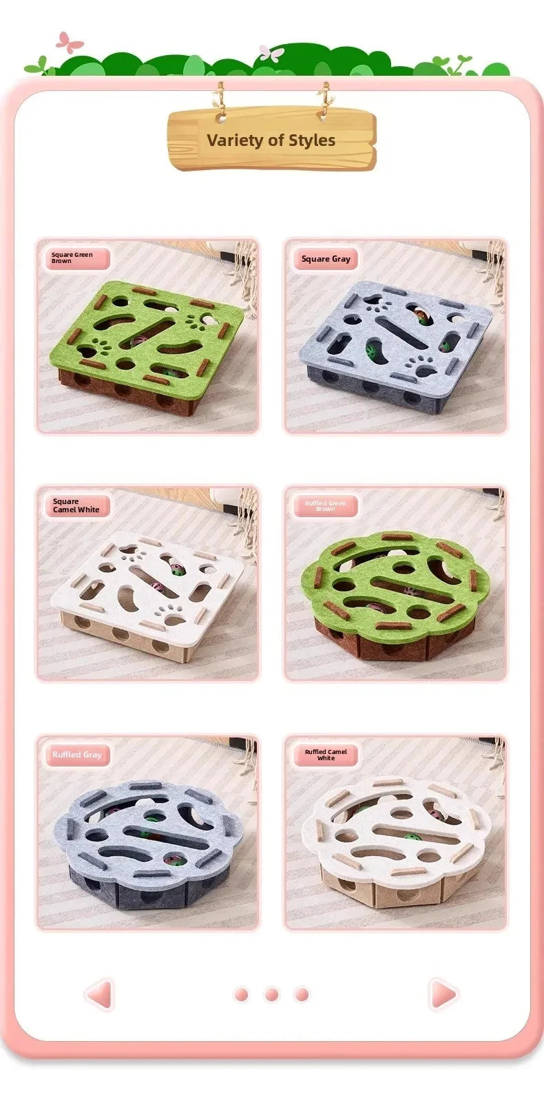 🧠🐱 PawBloom™ Interactive Puzzle Play Box