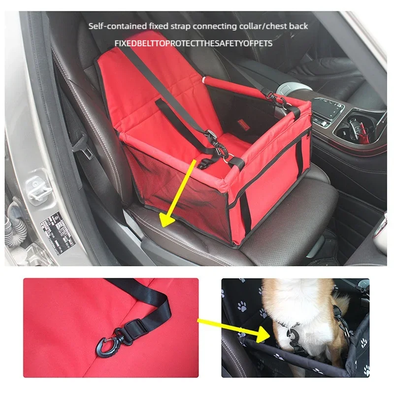 🚗🐾 PawBloom™ Foldable Pet Car Seat Booster