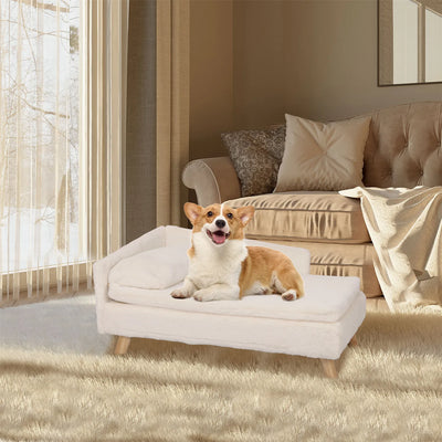 🛋️ PawBloom™ Nordic Elevated Pet Sofa Bed