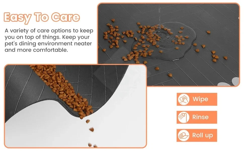 🐾 PawBloom™ Absorbent Feeding Mat
