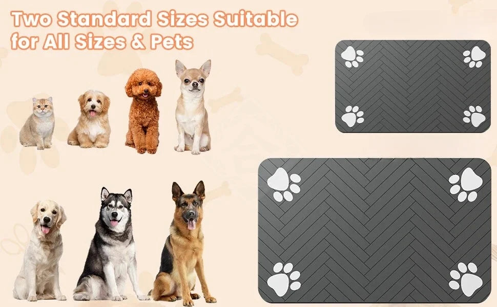 🐾 PawBloom™ Absorbent Feeding Mat