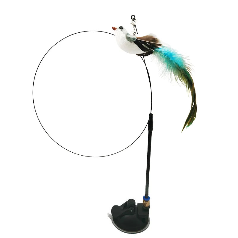 🐦🐾 PawBloom™ Interactive Bird Teaser Toy