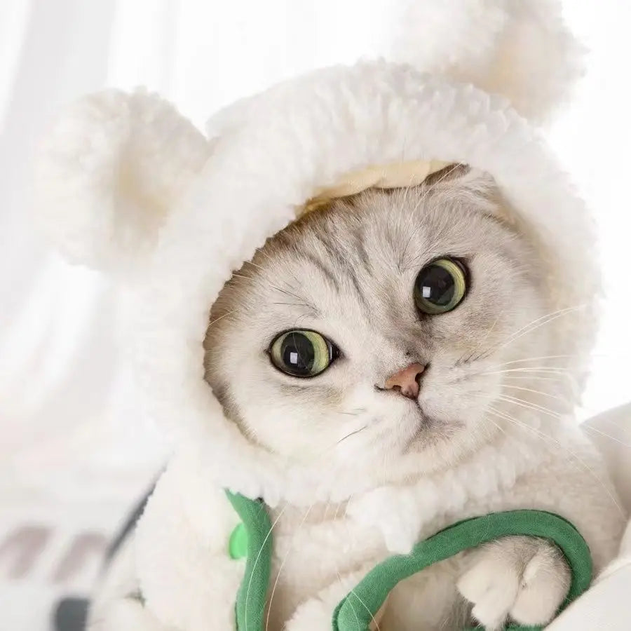 🐻🐰 PawBloom™ Cozy Critter Pet Hoodie