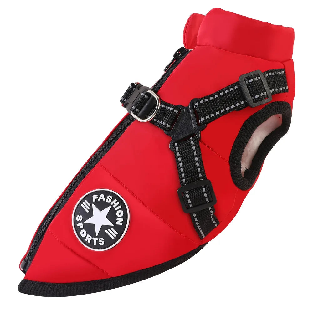 🧥🐾 PawBloom™ WinterShield Dog Jacket Harness