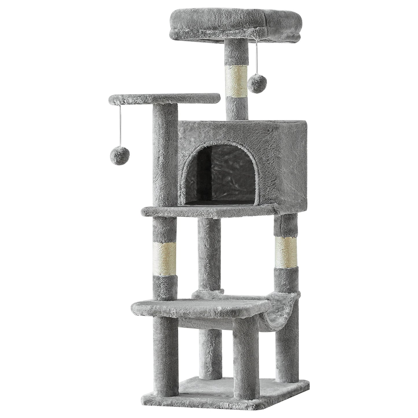 🐱🌿 PawBloom™ 44” Multi-Level Cat Tree Tower