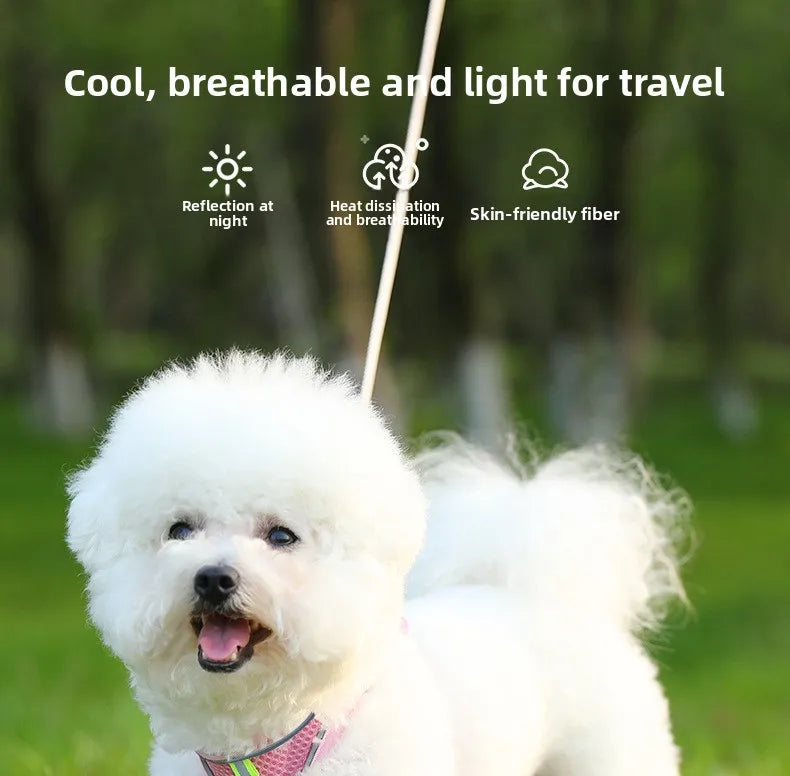 🐾 PawBloom™ AirFit Reflective Harness