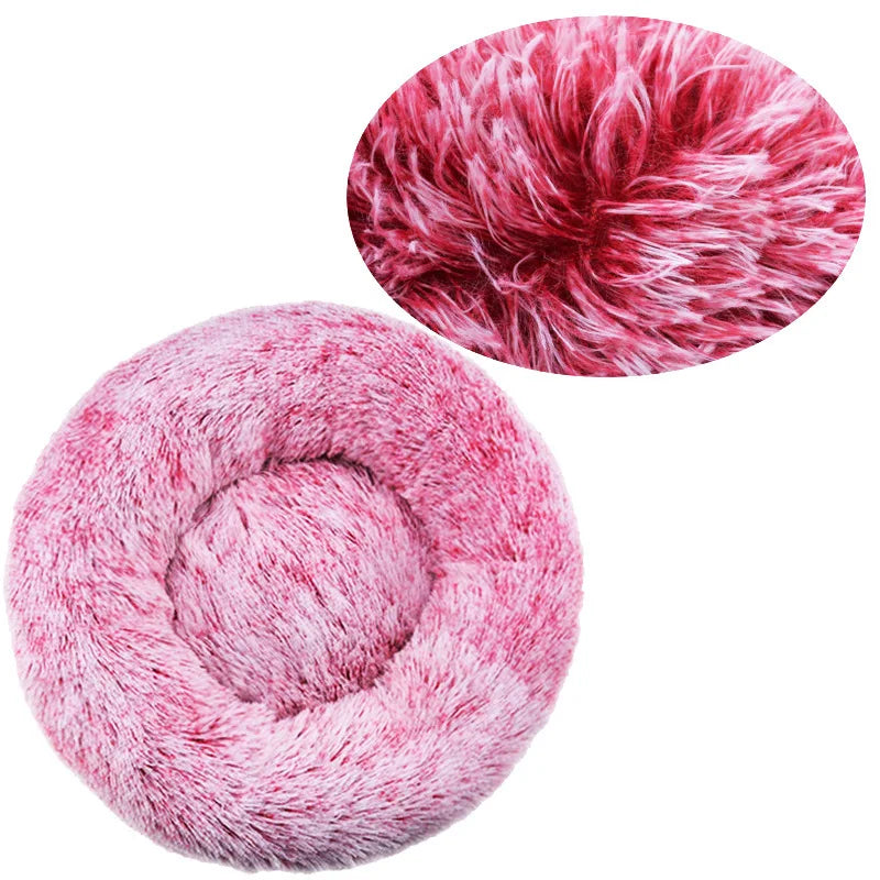 🐾 Pawline™ Calming Plush Pet Bed
