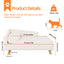 🛋️ PawBloom™ Nordic Elevated Pet Sofa Bed